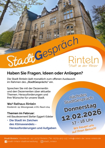 "StadtGespräch" im Rathaus