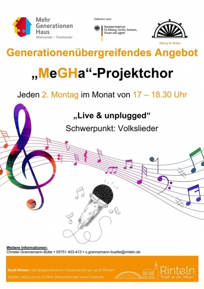Rinteln singt! „MeGHa“-Chor im Mehrgenerationenhaus