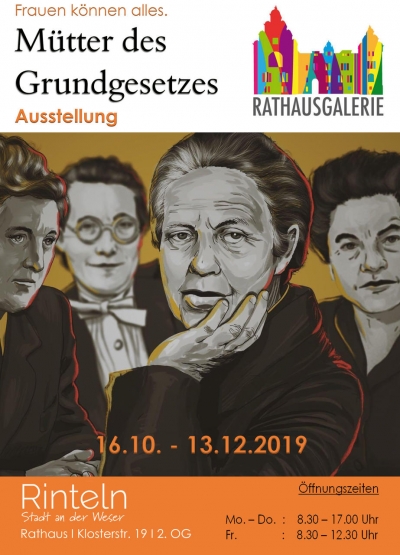 Ausstellung "Mütter des Grundgesetzes"