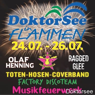 Doktorsee in Flammen