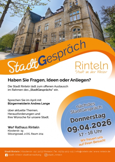 "StadtGespräch" im Rathaus