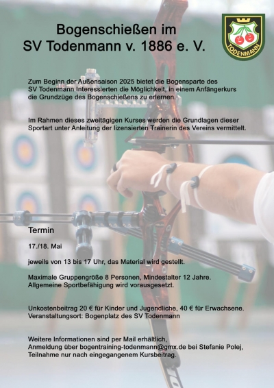 Anfängerkurs Bogenschießen