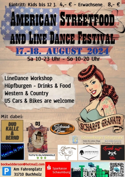 American Streetfood & Line Dance Festival am Jahrtausendblick